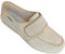 Emanuela Chaussures d'été Rimini en toile en nid d'abeille devant avec déchirure plante confortable - Fabriqué en Italie, beige, 41 EU