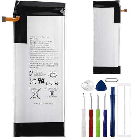E-yiiviil SNYGGV3 Batterie de rechange, 4370 mAh/3,87 V, compatible avec Sony Playstation Portal Handheld Game PSP avec outils