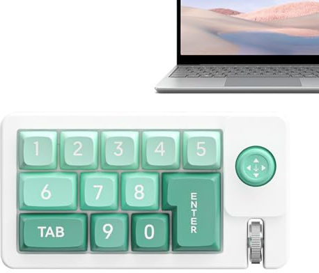 Mechanische Tastatur Ergonomischer Einhand-Ziffernblock, Als Separater | -Tastatur Für PC-Spiele Video-Editierung Live-Streaming-Setup Musikproduk