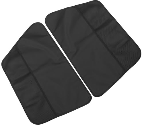 DOITOOL 2pcs Dog Car Door Guard Breathable Oxford Cloth Scratch Resistant Protector with Plastic Tabs for Vehicle Doors Suv Sedan Pet Travel