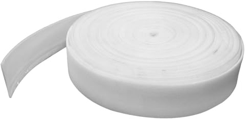 Adept Technology White Underfloor Heating Edge Insulation Roll (50m Length) – UFH Perimeter Foam Strip, Thermal Barrier, Prevent Heat Loss, Easy Install Lightweight Insulation, 150mm x 8mm x 50m