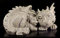Dulce Dragón Jardín Figura – Tuerca con bebé dragón – Jardín Dragón