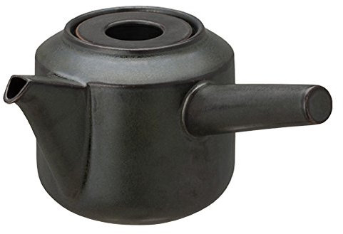 KINTO LT 21231 Teapot, 10.1 fl oz (300 ml), Black, Microwave and Dishwasher Safe