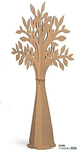 Albero della vita in cartone avana alto 2 metri allestimento matrimonio tableau mariage VETRINE E TEATRI
