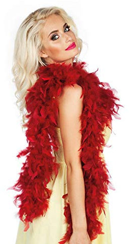 PARTY DISCOUNT® Federboa Bordeaux, ca. 180 cm lang