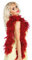 PARTY DISCOUNT® Federboa Bordeaux, ca. 180 cm lang