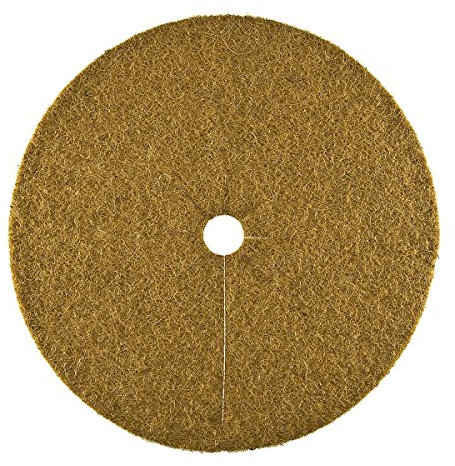 HaGa® Kokosscheibe 5er-Pack Kübelabdeckung Frostschutz für Topfpflanzen Ø60cm