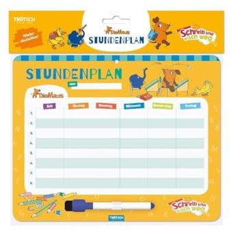 Trötsch Die Maus Stundenplan abwischbar: Die Sendung mit der Maus