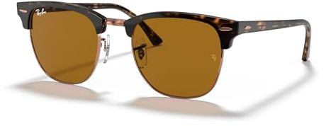 Ray-Ban RB3016 Blue Light Filtering Clubmaster Square Sunglasses, 51