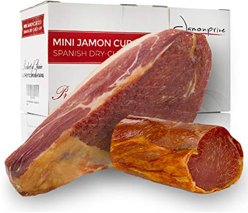 Jambon Serrano Cru Désossé (Jamon Serrano) 1 KG + Lomo (Longe) Duroc Naturel 300 gr - Jamonprive