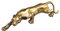 WQQLQX Statue Leopard Statue Dekoration, große Katze Statue Jaguar Skulptur Bronze Skulptur Kunst Home Schreibtisch Dekoration Zubehör Tierfiguren Skulpturen