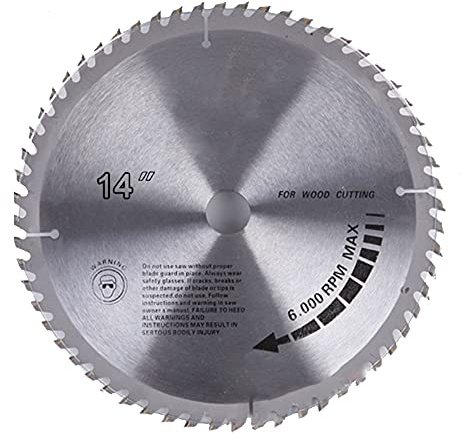 Circular Saw Blade Carbide Wood Saw Blades TCT Circular Blades 350mm x 3.0mm x 30mm Bore (25.4mm Ring) x 60T/80T/100T/120T Circular Saw Blade for Cuts Wood Metal and Plastic,350 * 3.0 * 120T