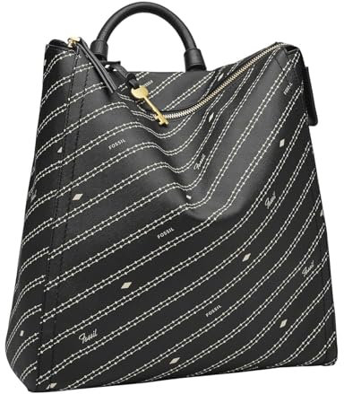FOSSIL Parker Backpack Black/Bone