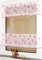 2er Set Gardine Store Bistrogardine Scheibengardine Vorhang weiß rot (150 x 30 cm)