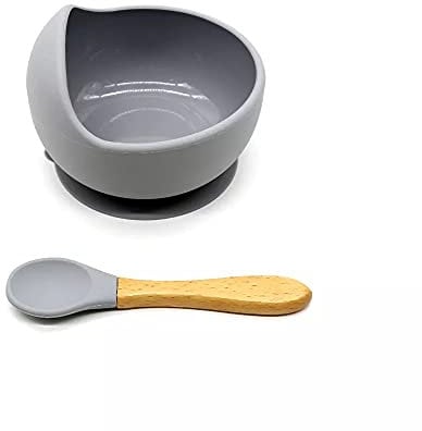 Gubby Gups® Rutschfeste Baby Breischale mit Saugnapf - BPA-freie Bowl Schüssel für Babynahrung, Baby Schüssel Set mit Saugnapf Teller Set, Geschirrset kinder, Mikrowellengeschirr