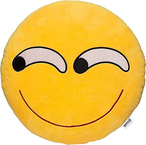 Vnnigmn Niedliches Emoji-Kissen Emoji-Puppe Emoji-Kissen, dekorativ, Spielzeug, Geburtstag, Geschenk, Heimdekoration