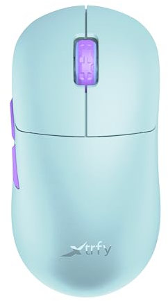 Xtrfy M8 Wireless, Kabellose Ultraleichte Gaming-Maus, Optimiert für esports, 2,4 GHz Funk, Extrem Niedrige Front für Präzision, Wiederaufladbar, Frosty Mint