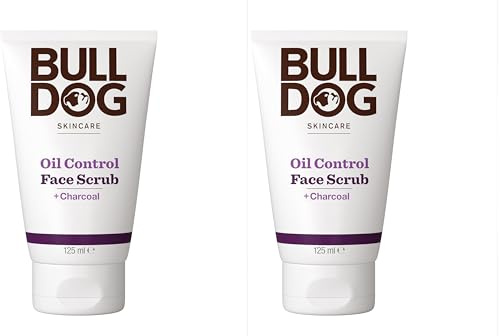BULLDOG - Skincare for Men |Oil Control Face Scrub | Exfoliating Scrub for Oily Skin | 125 ml (Pack of 2)
