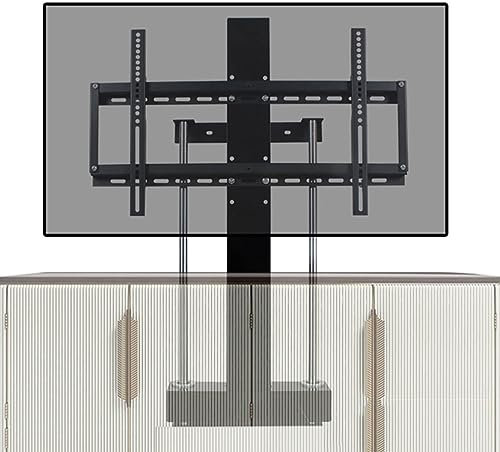 YUZDNM Teleskopischer Elektrischer TV Lift – Schrank Versteckter TV Lift, Höhenverstellbarer TV-Ständer, Motorisierte TV Halterung Mit Kabelloser RF-Fernbedienung, Passend Für 37–75 Zoll Fernseher