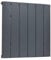 Adept Kava - 600 x 565mm Aluminium Designer Radiator - Anthracite Single Horizontal Central Heating Radiator - BTUs (Delta t50) 2008