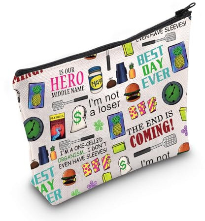 S-Bob Broadway Musik-inspiriertes Geschenk für Musiktheater mit Reißverschluss, Make-up-Tasche, Geschenk für Schauspielerin, Hero Bag