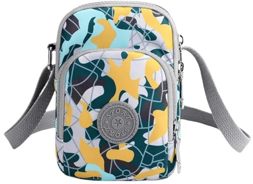 FAVORTALK Handytasche Zum Umhängen Crossbody Tasche Damen Umhängetasche Kleine Handy Leichtgewichte Lässige Schultertasche mit Kartenfächer für Handy Unter 7,2 Zoll DJB01111