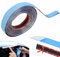 BLLREMIPSUR Automotive Chrome Tape 30mm x 5m Chrome Trim Strip Car Styling Moulding Strip Trim Self Adhesive Car Window Bumper Door Edge Guards Protector Strips
