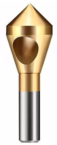 1 STÜCK Fasenfräser Senkbohrer Titanbeschichtetes glattes Loch Metall 90 Grad(15-20)