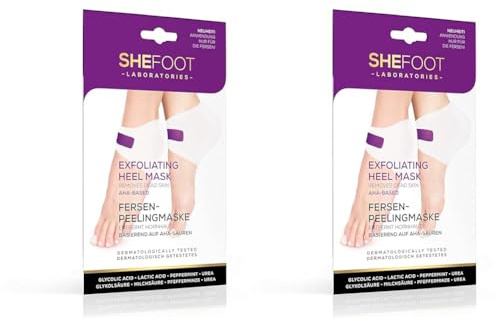 SheFoot SheFoot Fersen-Peelingmaske (Packung mit 2)
