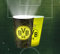 THE SOCCER CLUB Borussia Dortmund BVB Leuchtbecher – Einzigartiger Fanartikel leuchtet in Vereinsfarben! Perfekt für echte Fans, 450ml, Batterien inklusive (1, Schwarz & Gelb)