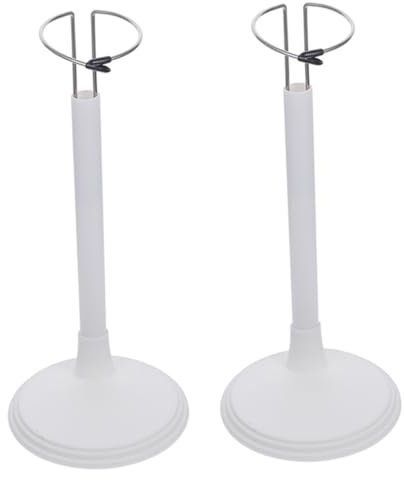 Ciieeo 2 Pièces présentoirs de poupées Présentoir de collection de jouets Support de présentation de porte-poupée afficher support de stockage de poupée PVC