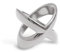 SINGULARU - Always Ring. Edelstahl mit Silberfarbener Beschichtung. Schmuck für Damen. Größe 16.
