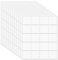 QUARKZMAN 80 piezas de puntos adhesivos de cinta de doble cara, puntos adhesivos de dos caras Nano, puntos adhesivos cuadrados transparentes removibles sin rastro, 25 x 25 x 0.8 mm