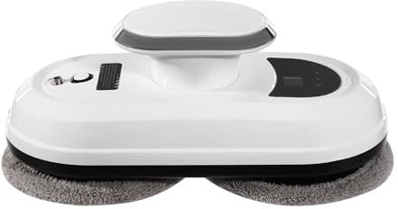 vinnyooc Robot limpiador de cristal con 10 paños robot limpiacristales automático mando a distancia para todas las superficies lisas