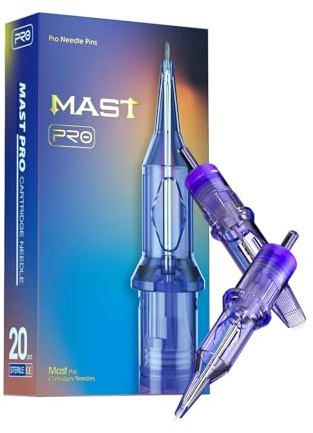 Mast Pro Tattoo Cartridges Nadeln Set 20 Stück #10 0.30mm 1003RL Standard Bugpin Round Liner Microblading Cartridge Tattoo Nadeln für Tattoo Maschine Pen