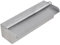Brokky 41671 Cascata per Laghetto Rettangolare con LED in Acciaio Inox 30 cm-Kit Cascata Piscina Laghetto a lama, Fontana da Giardino Esterno in Acciaio Inossidabile con Accessori, Decorazione Laghett