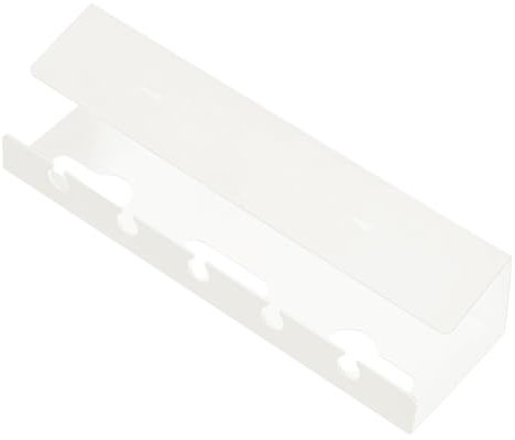 Gestor De Cables Bajo Escritorio,Soporte Organizador para Regleta De Enchufes - Soporte Adhesivo para Cables Sin Tornillos para Muebles De TV, Escritorio Gaming Y Mesita De Noche