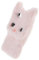 PartyKindom Fundas para teléfonos de Gato Funda de teléfono esponjosa protección de la Cubierta del teléfono de teléfono de Gato Esponjoso Animal Fuzzy Protective Case Color