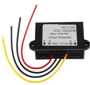 1 convertidor CC/CC de 12 V a 19 V, 1 A, 2 A, 3 A, 4 A y 5 A, módulo de Refuerzo for Fuente de alimentación, inversor y regulador de Voltaje.(12V TO 19V 2A)