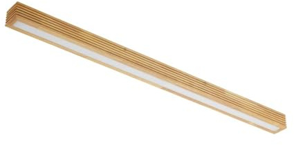 Lucande LED Deckenlampe Emara (Design, Modern) aus Holz (1 flammig) - Deckenleuchte Lampe Wohnzimmerleuchte