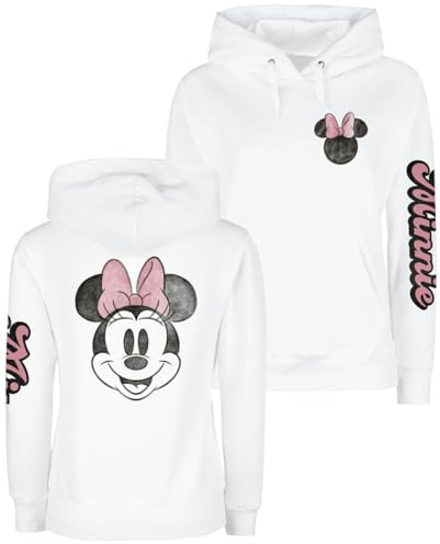 Mickey Mouse Micky Maus Minnie Beauty Frauen Kapuzenpullover weiß