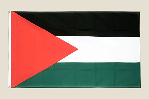 SHATCHI National Flag Fußball Flagge des Nahen Ostens, 150 x 90 cm, Freie Gaza, Palästinensische Freiheit, Länder-Festivalflagge, Palästina, Standard-Größe