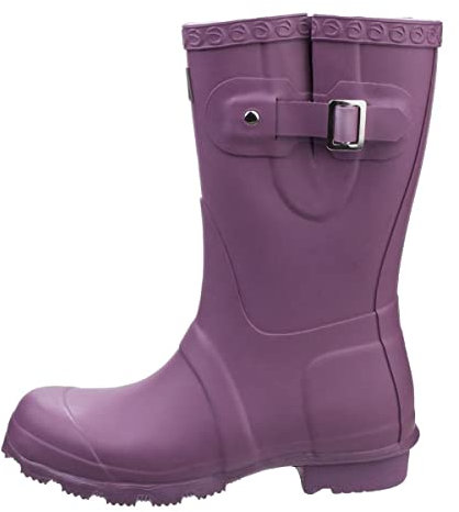 Cotswold Windsor Short Womens Wellington Boots Purple