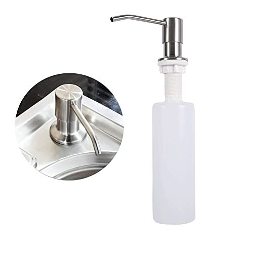Dispensador De Jabón para Fregadero Acero Inoxidable Recambio Dispensador De Loción Y Fregadero para Baño Cocina