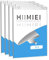 HIIMIEI Lot de 4 supports muraux en acrylique A4, cadres publicitaires transparents pour papiers, bonus avec ruban adhésif 3M et vis de montage