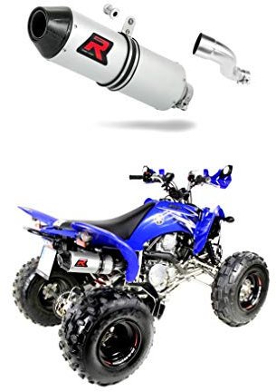 YFM 250 RAPTOR Pot d'échappement MX Carbon Silencieux Dominator Exhaust Racing Slip-on 2008 2009 2010 2011 2012 2013