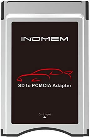 PCMCIA to SD Card Memory Card Adapter SDHC to PC Card Converter Reader for Mercedes Benz S, E, C, GLK, CLS Class COMAND APS System Media Player