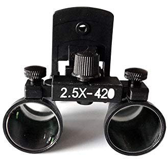 2.5X Chirurgische Vergrößerungslinse Binokular Medical Dental Loupe Zahnarzt Chirurgische 2.5X Gläser Lupe/Clip