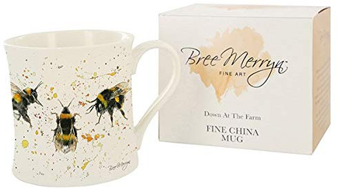 Bree Merryn Fine China Bee Happy Animal Mug Boxed Collection 8.5x8cm
