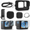 FitStill Silicone Sleeve Case for GoPro Hero12/11/10/9 Black, Battery Side Cover & Lens Caps & Screen Protectors & Lanyard for GoPro Hero Accessories Kit